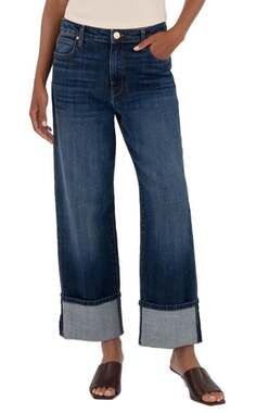 KUT from the Kloth Sienna High Rise Wide Leg Jeans Size 0